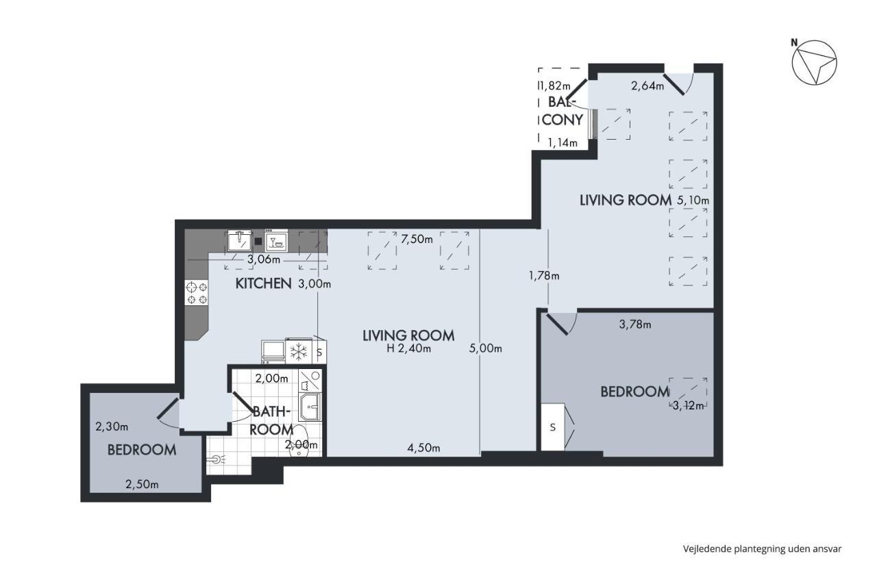 Sanders Leaves - Cute One-Bedroom Apartment With A Large Rooftop Terrace Copenhague Exterior foto